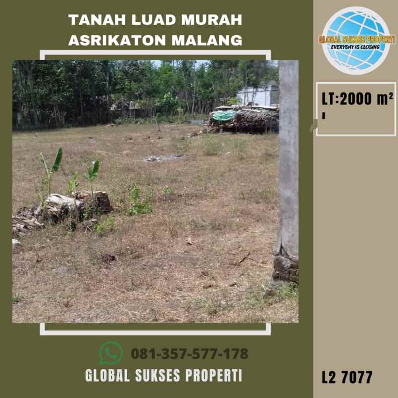 dijual tanah asrikaton