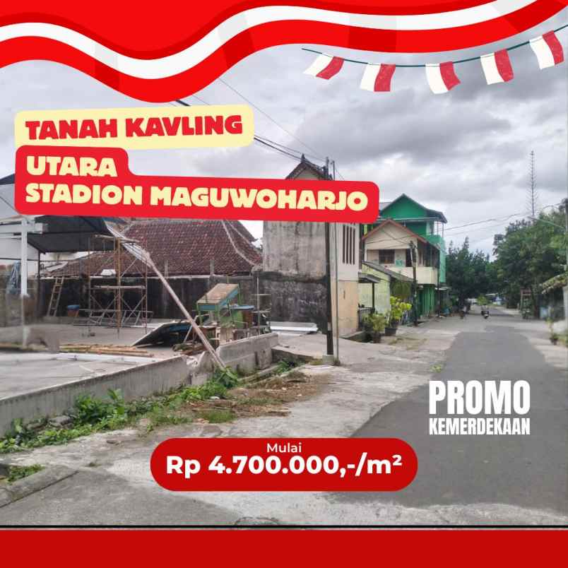dijual tanah blotan utara stadion