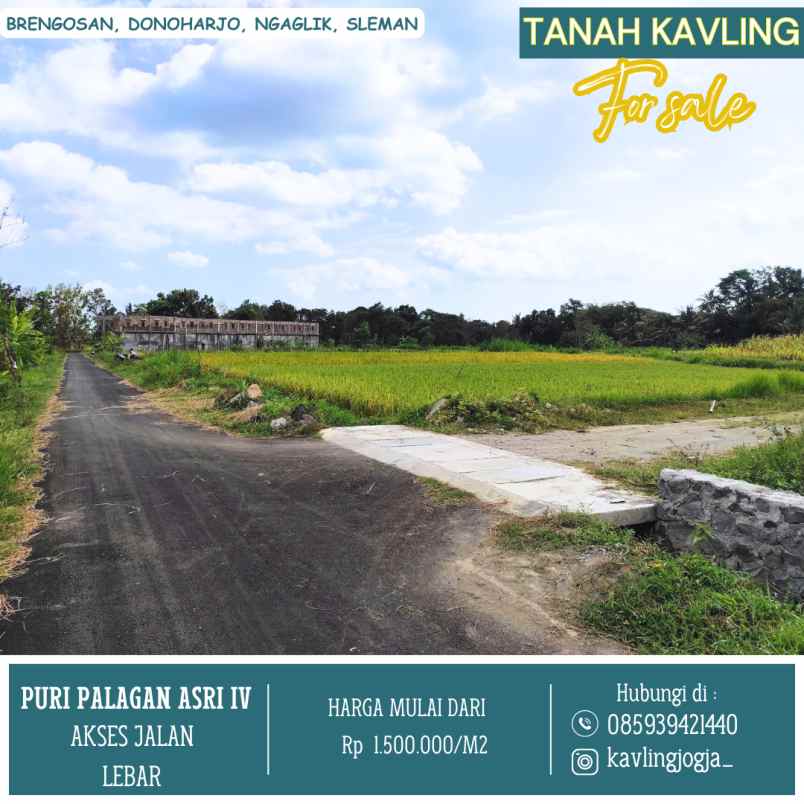 dijual tanah brengosan donoharjo