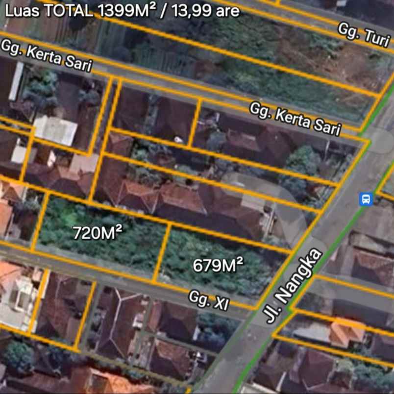 dijual tanah dangin puri kaja