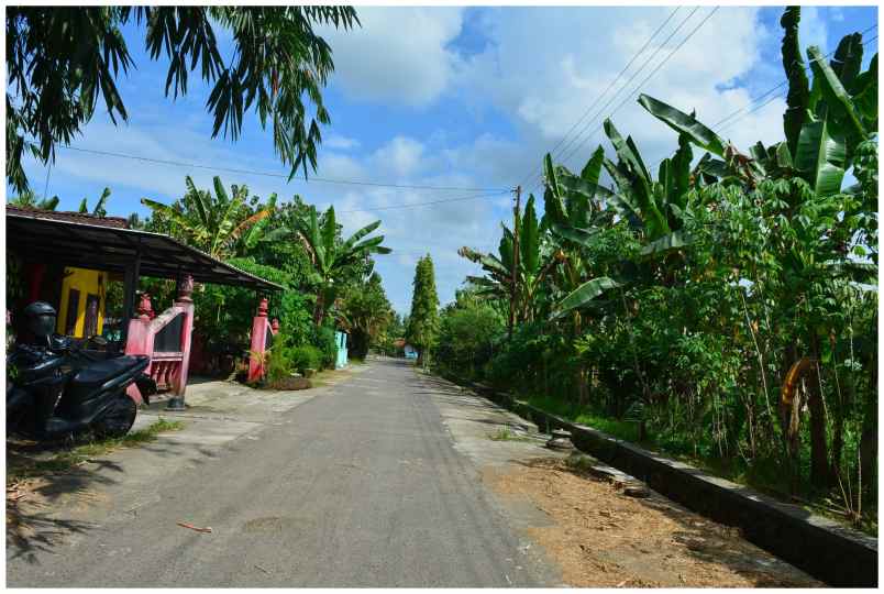 dijual tanah dekat pasar godean legalitas shm