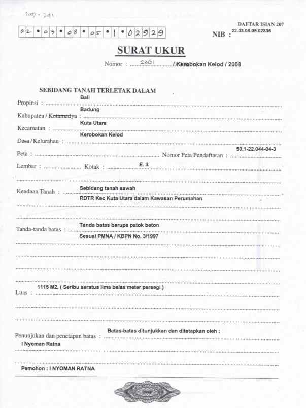 dijual tanah dewi saraswati