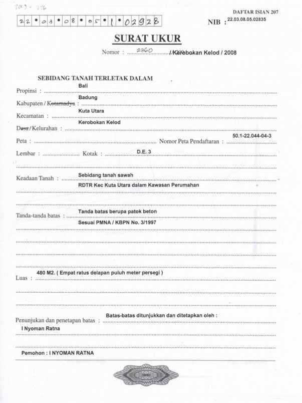 dijual tanah dewi saraswati