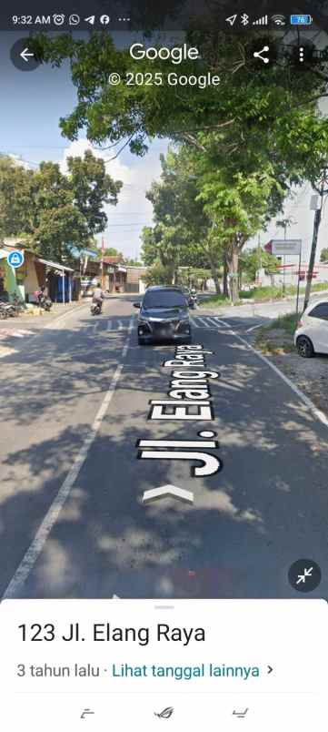 dijual tanah di jl elang sambiroto semarang