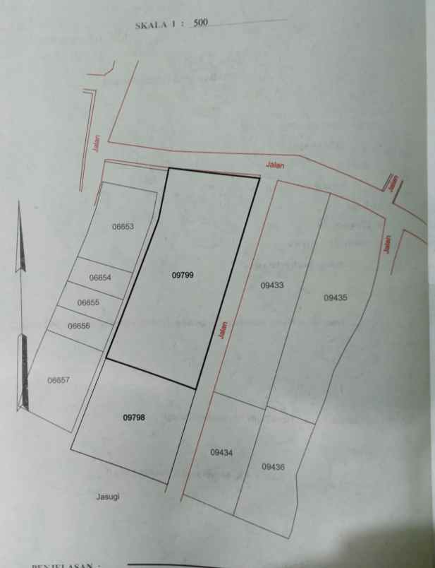 dijual tanah di jl widuri bangetayu kulon semarang