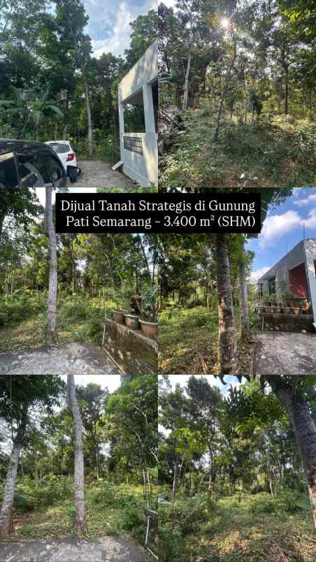dijual tanah di ngijo gunung pati semarang