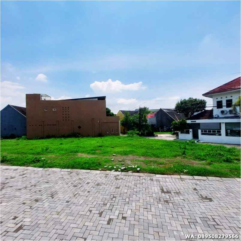 dijual tanah jalan candi gebang jalan