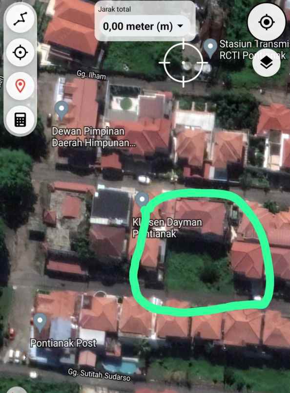 dijual tanah jalan h rais a rachman