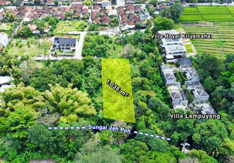 dijual tanah jalan pantai nyanyi