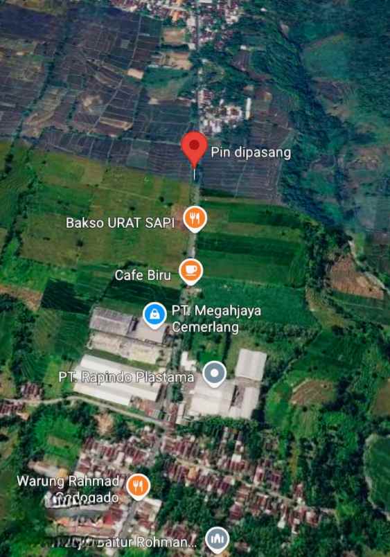 dijual tanah jalan purworejo mojokerto