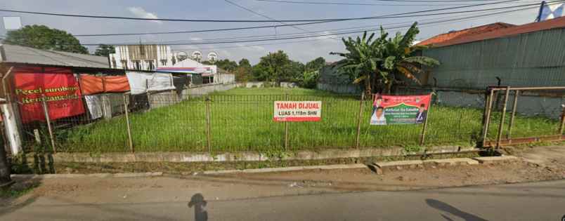 dijual tanah jalan raya cipayung