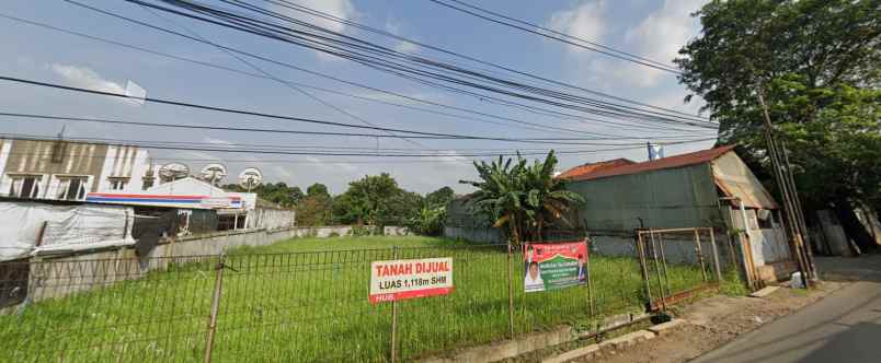 dijual tanah jalan raya cipayung