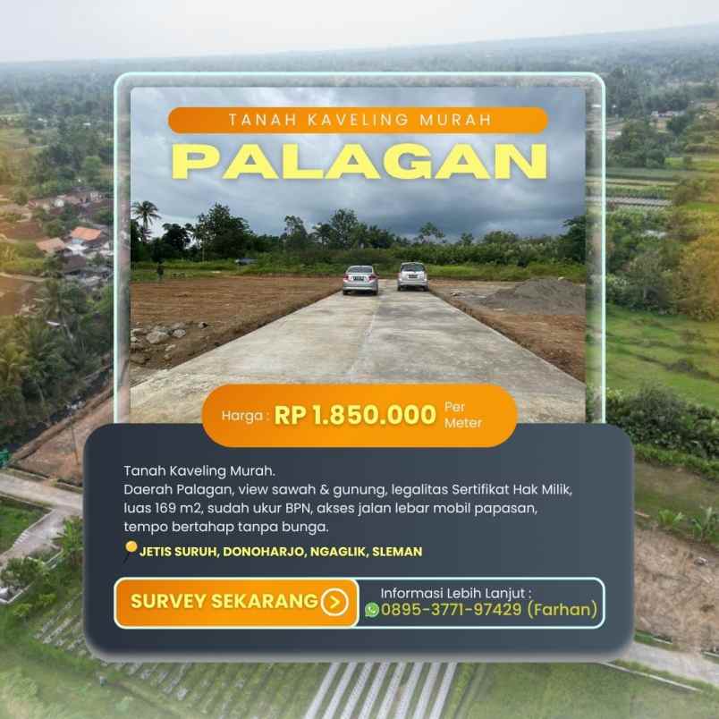 dijual tanah jetis suruh donoharjo