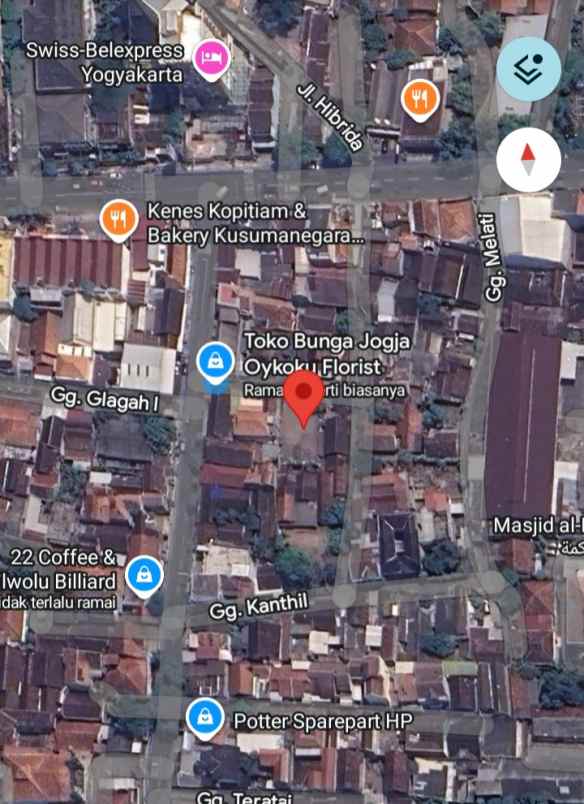 dijual tanah jl glagahsari