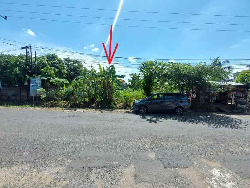dijual tanah jl lintas barat sukajaya
