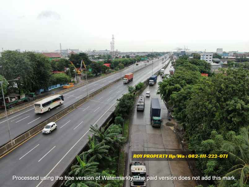 dijual tanah jl raya cakung cilincing