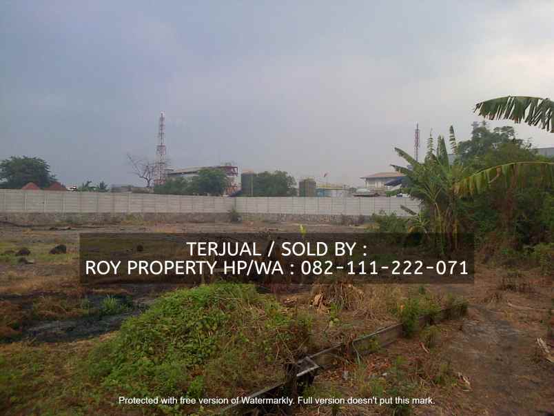 dijual tanah jl raya cakung cilincing