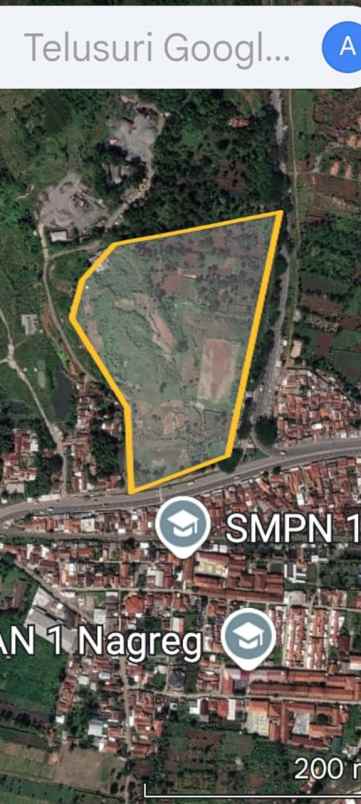 dijual tanah jl raya lingkar nagreg