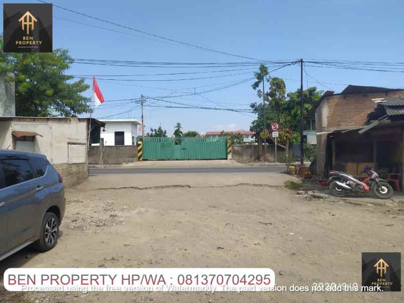 dijual tanah jl raya tugu semper barat