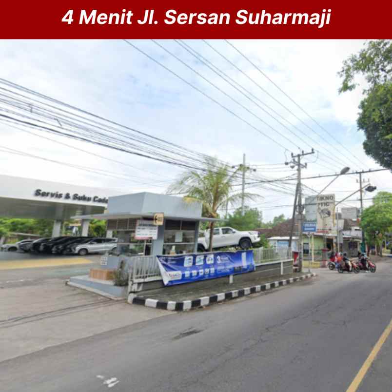 dijual tanah jl sersan suharmaji kota