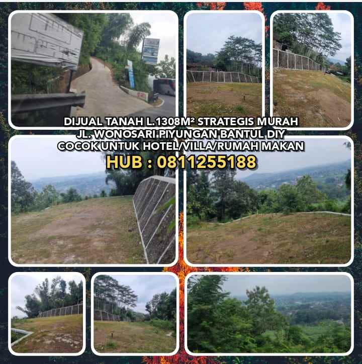 dijual tanah jl wonosari piyungan