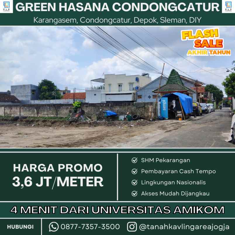 dijual tanah karangasem condongcatur