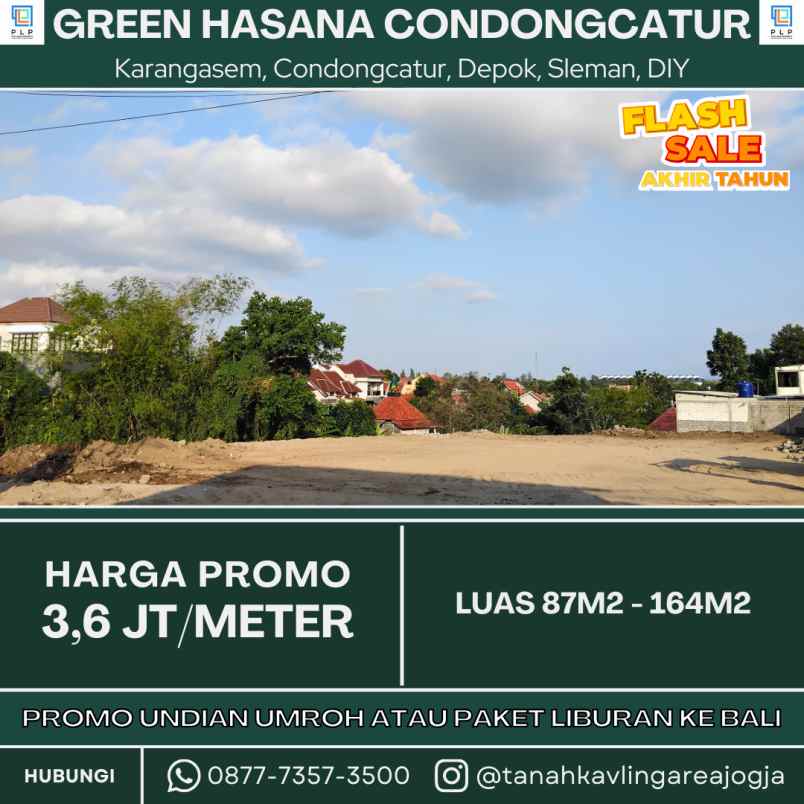 dijual tanah karangasem condongcatur