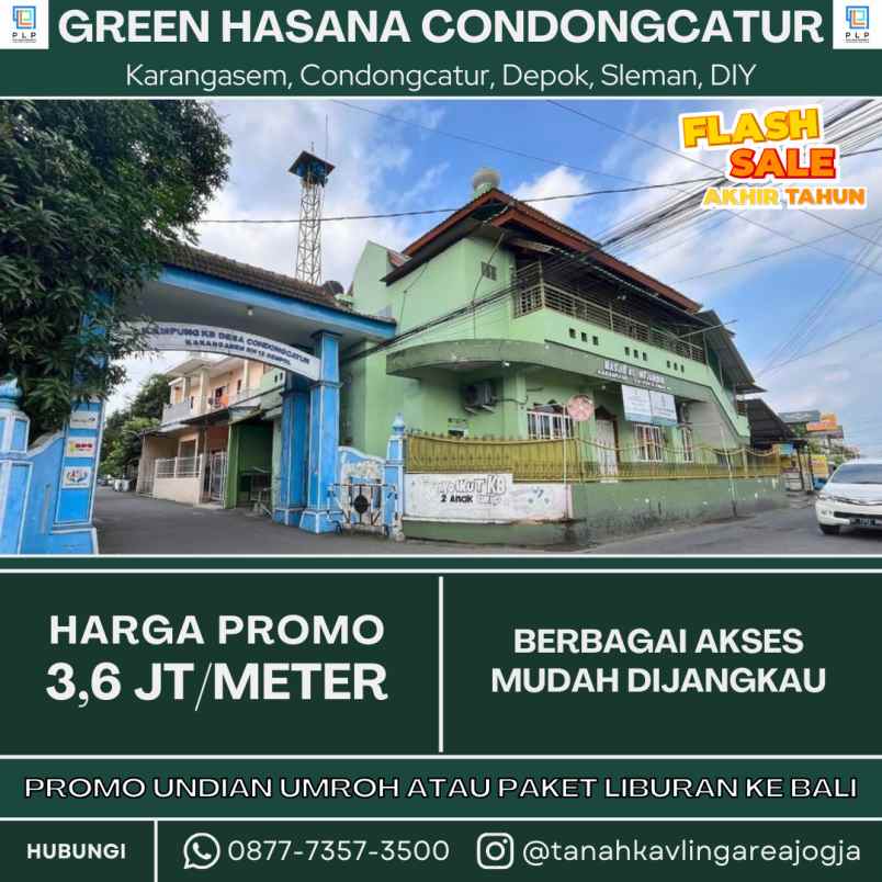 dijual tanah karangasem condongcatur