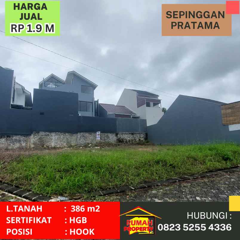 dijual tanah kavling di sepinggan pratama balikpapan