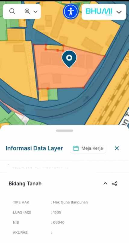 dijual tanah kebayoran lama