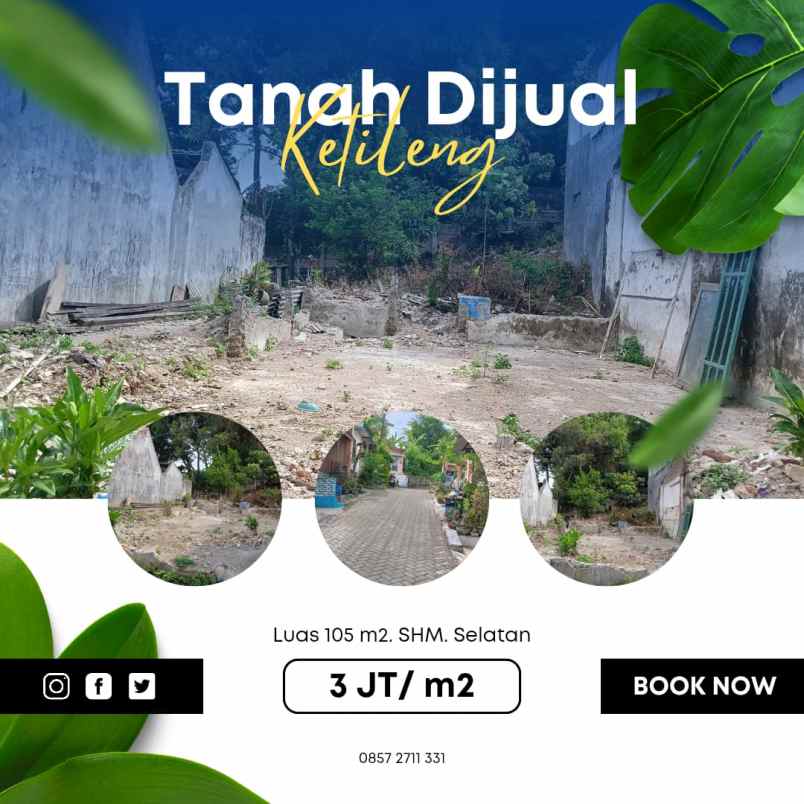 dijual tanah ketileng indah