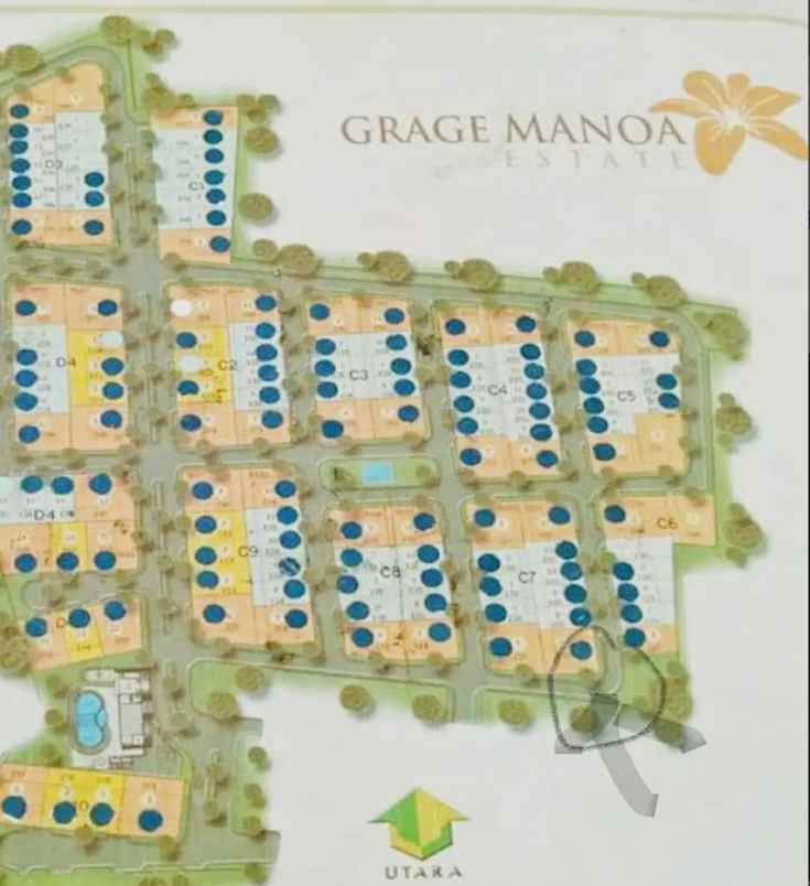 dijual tanah komplek grage manoa estate