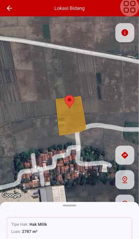 dijual tanah kp jati ilir 1 tunggakjati