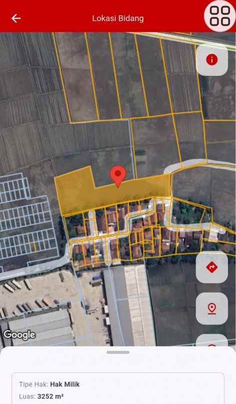 dijual tanah kp jati ilir 1 tunggakjati