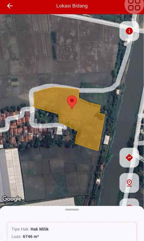 dijual tanah kp jati ilir 1 tunggakjati