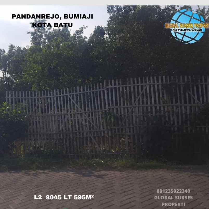 dijual tanah pandanrejo