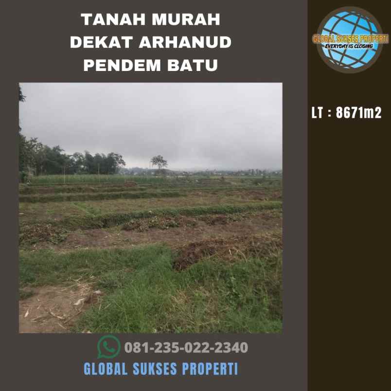 dijual tanah pendem