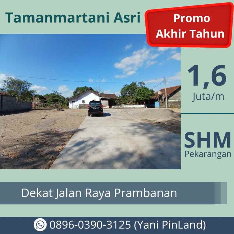 dijual tanah sepetmadu tamanmartani