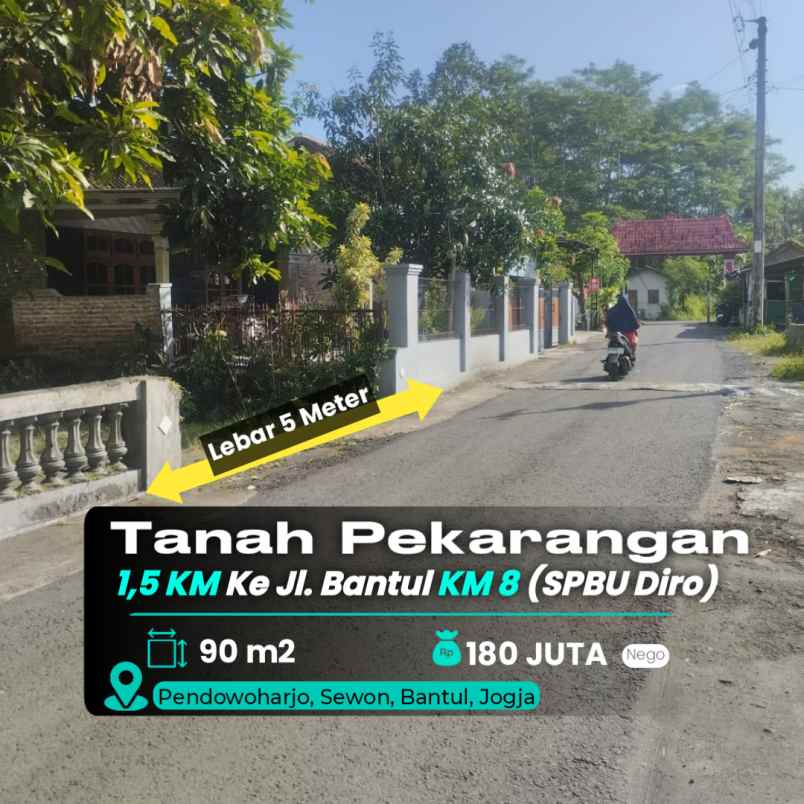 dijual tanah sewon