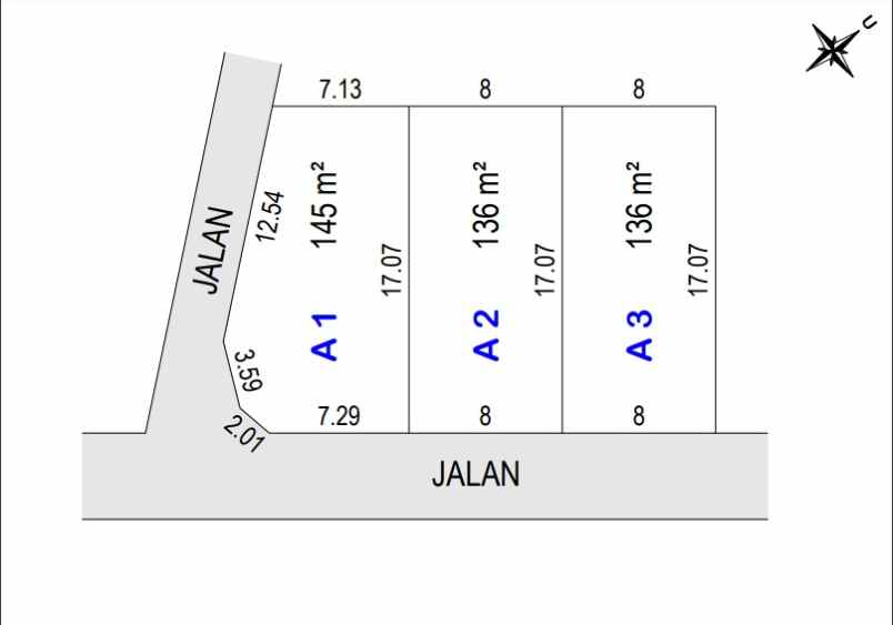 dijual tanah sumberejo kec tempel kab