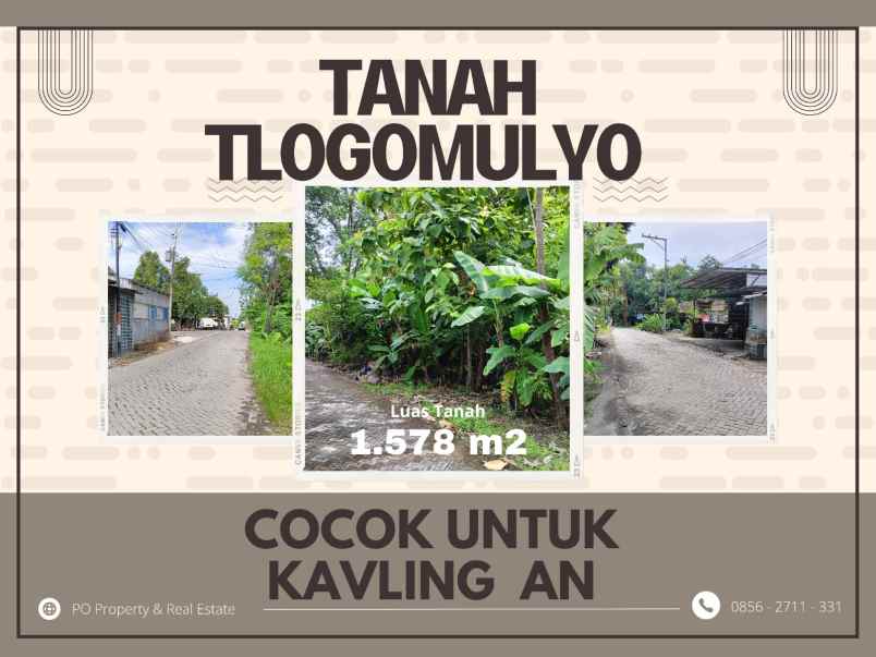 dijual tanah taman tlogomulyo