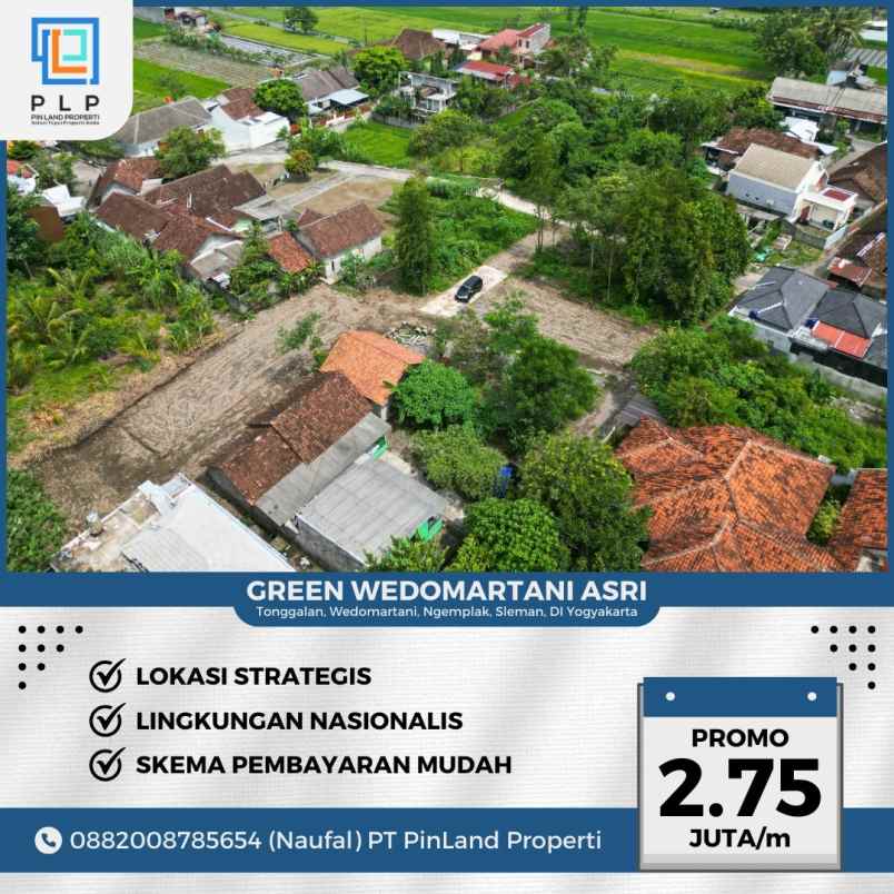 dijual tanah tonggalan wedomartani