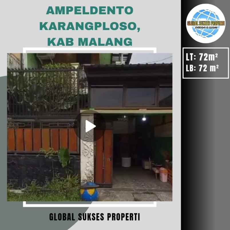 dijual villa ampeldento karangploso kab