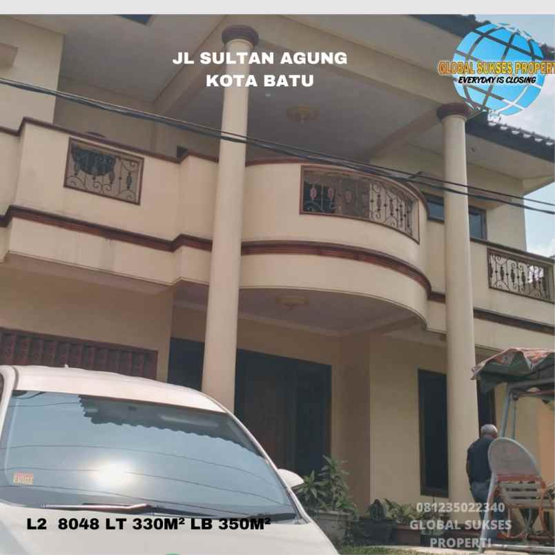 dijual villa jl sultan agung kel sisir