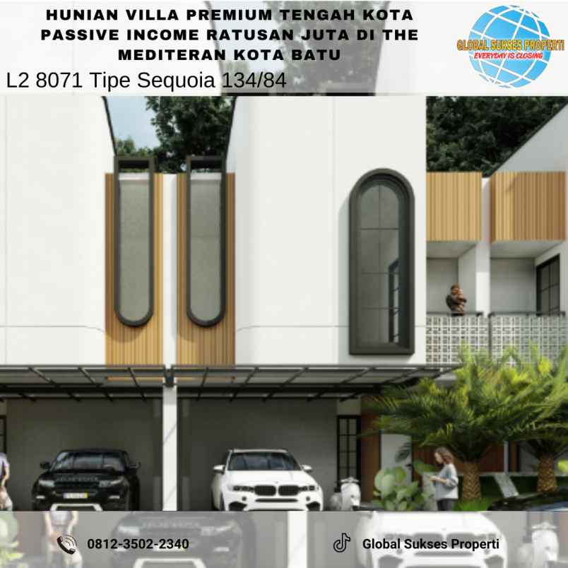 dijual villa the mediteran