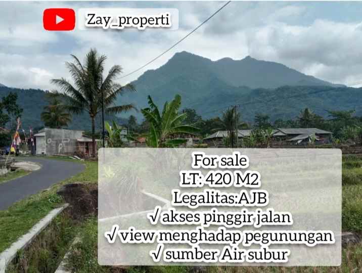 for sale tanah view bagus subang jawa barat