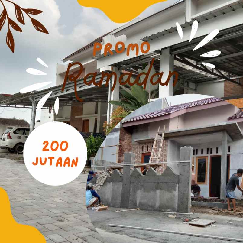 jual rumah 200 jutaan sukoharjo