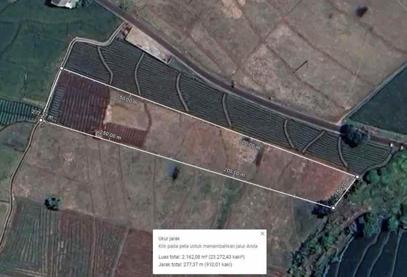 jual tanah sawah di tarikolot pancalang