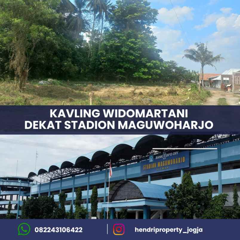 kavling widomartani dekat stadion maguwoharjo