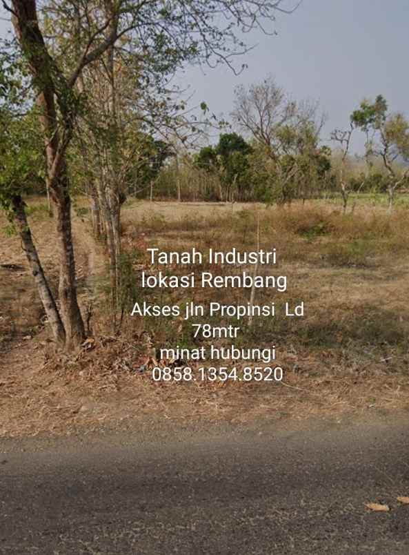 lahan industri rembang jawa tengah murah
